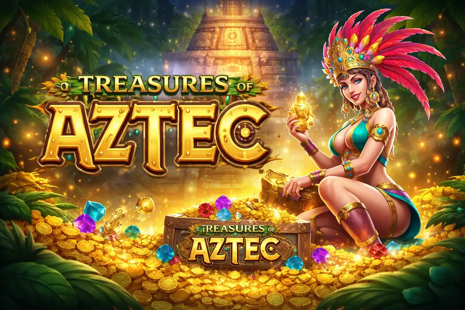 Up to 50 free spins on Aztec slots